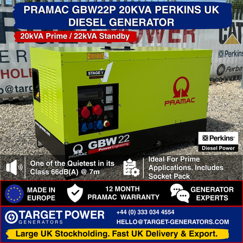 20kva pramac diesel generator - 20kva,